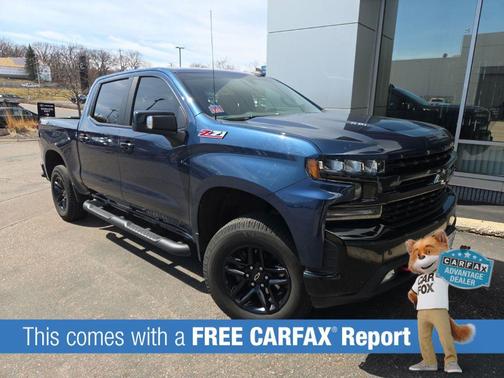 Northsky Blue Metallic 2021 Chevrolet Silverado 1500 LT Trail Boss