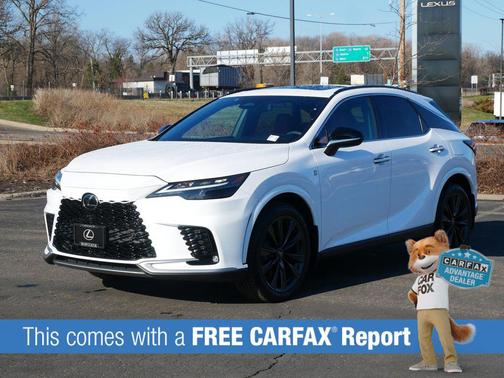 Ultra White 2024 Lexus RX 350 F SPORT Handling