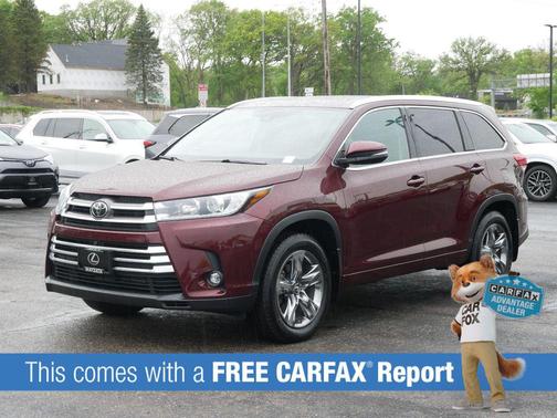 Salsa Red Pearl 2019 Toyota Highlander Limited Platinum