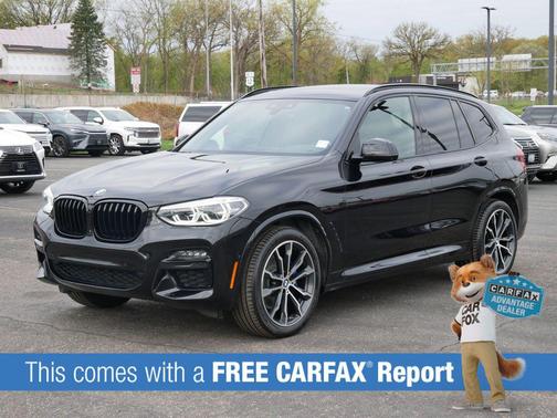 Black Sapphire Metallic 2021 BMW X3 M40i