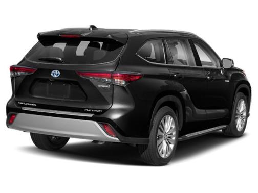 Midnight Black Metallic 2020 Toyota Highlander Hybrid Platinum