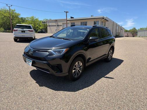 Black Sand Pearl 2018 Toyota RAV4 Hybrid LE