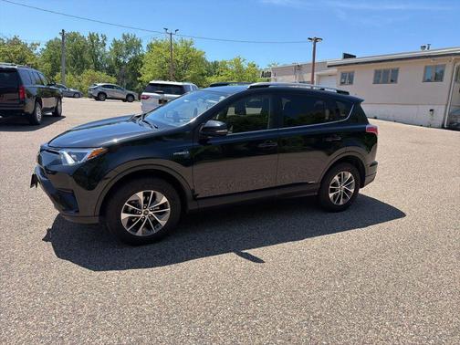 Black Sand Pearl 2018 Toyota RAV4 Hybrid LE