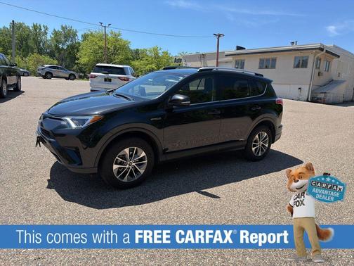 Black Sand Pearl 2018 Toyota RAV4 Hybrid LE