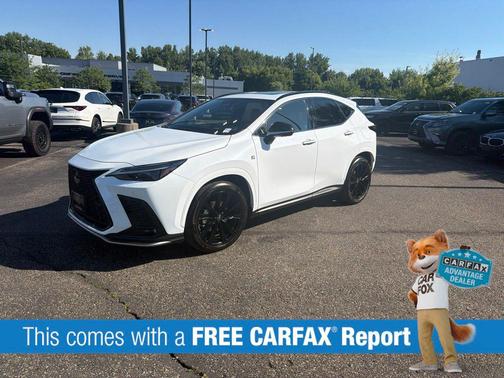 Ultra White 2024 Lexus NX 450h+ F SPORT Handling