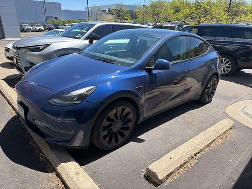 Deep Blue Metallic 2022 Tesla Model Y Performance Dual Motor All-Wheel Drive