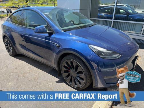 Deep Blue Metallic 2022 Tesla Model Y Performance Dual Motor All-Wheel Drive