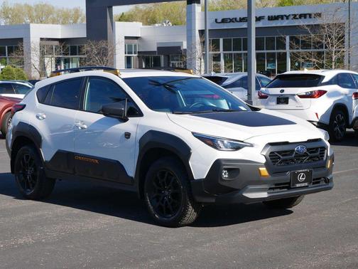 Crystal White Pearl 2024 Subaru Crosstrek Wilderness