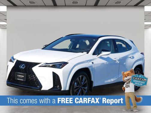 Ultra White w/Obsidian Roof 2026 Lexus UX 300h F SPORT Design