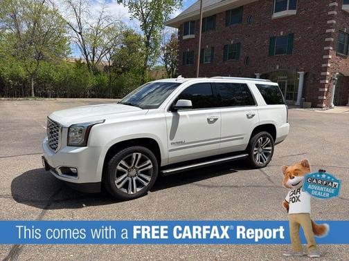 White Frost Tricoat 2018 GMC Yukon Denali