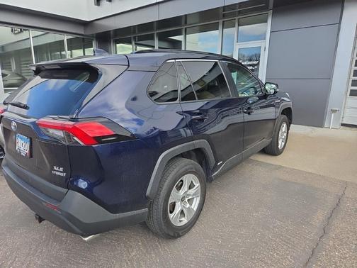 Blue Flame 2021 Toyota RAV4 Hybrid XLE