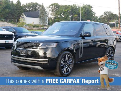 Santorini Black Metallic 2023 Land Rover Range Rover P400 SE