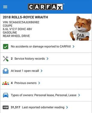2018 Rolls-Royce Wraith Coupe