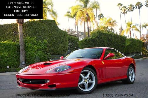 Red 1998 Ferrari 550 Maranello Base