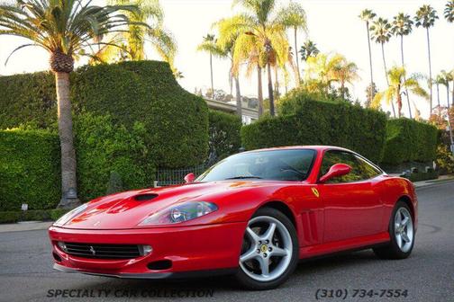 Red 1998 Ferrari 550 Maranello Base