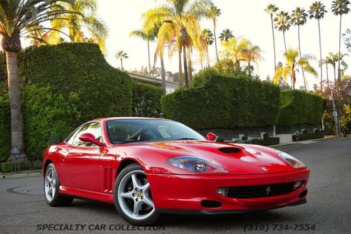 Red 1998 Ferrari 550 Maranello Base