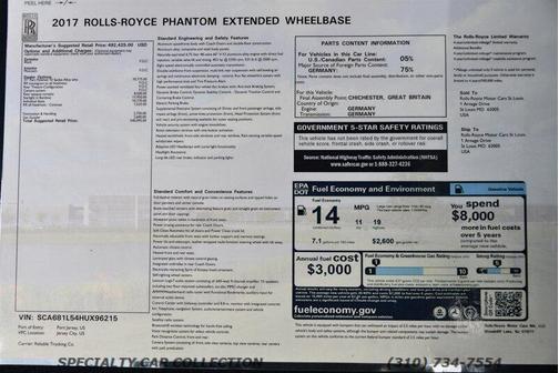 2017 Rolls-Royce Phantom EWB