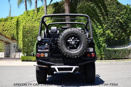 Beluga Black Clearcoat 1997 Land Rover Defender 90 Soft Top