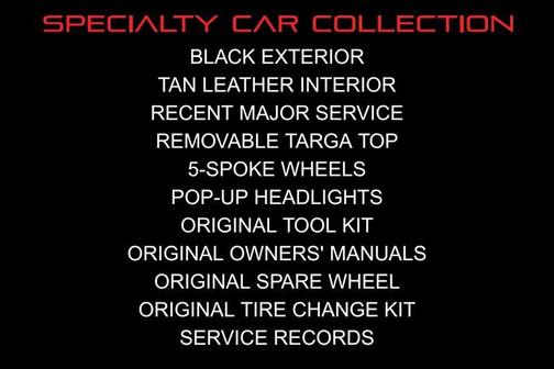 Black 1989 Ferrari 328 GTS Targa