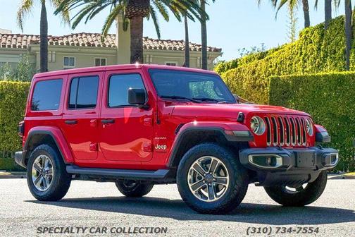 Firecracker Red Clearcoat 2018 Jeep Wrangler Unlimited Sahara