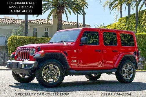 Firecracker Red Clearcoat 2018 Jeep Wrangler Unlimited Sahara