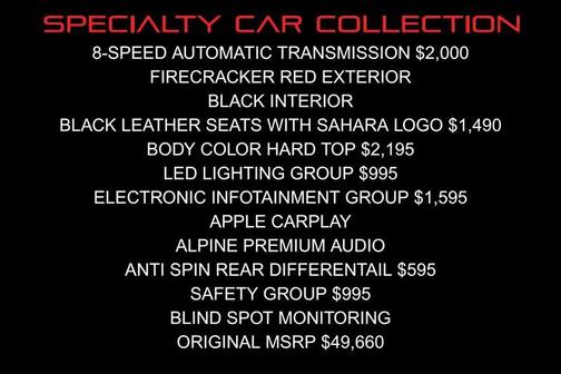 Firecracker Red Clearcoat 2018 Jeep Wrangler Unlimited Sahara