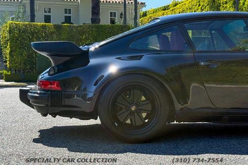 Black 1986 Porsche 911 Carrera Turbo