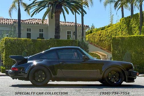 Black 1986 Porsche 911 Carrera Turbo