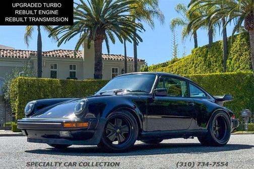 Black 1986 Porsche 911 Carrera Turbo
