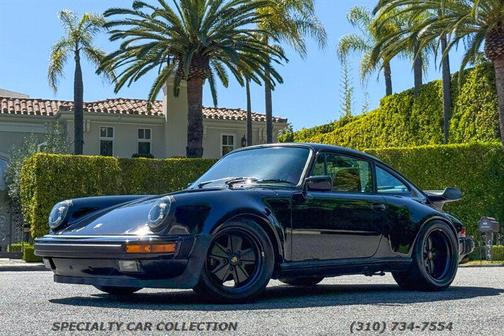 Black 1986 Porsche 911 Carrera Turbo