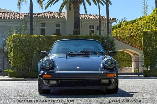 Black 1986 Porsche 911 Carrera Turbo