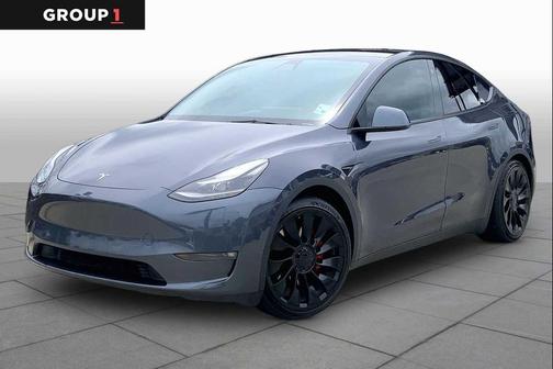 Midnight Silver Metallic 2022 Tesla Model Y Performance Dual Motor All-Wheel Drive