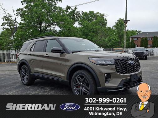 Marsh Gray 2026 Ford Explorer ST-Line