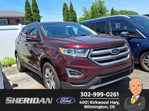 Burgundy Velvet Metallic Tinted Clearcoat 2017 Ford Edge SEL