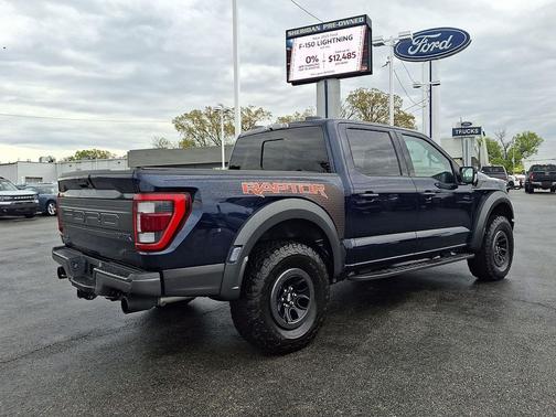 Antimatter Blue Metallic 2023 Ford F-150 Raptor