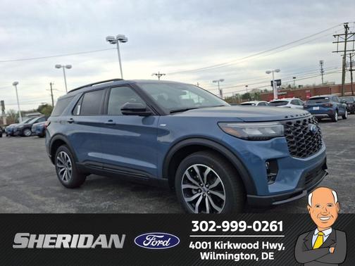 Vapor Blue Metallic 2026 Ford Explorer ST-Line
