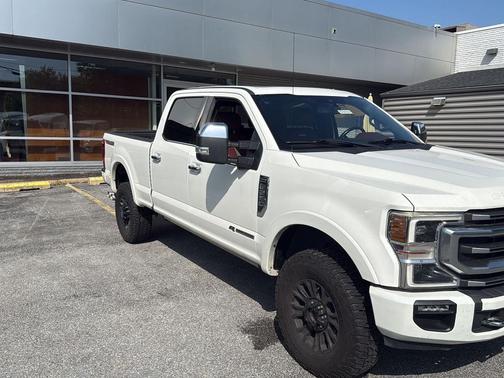 Star White Metallic Tri-Coat 2020 Ford F-250 Platinum