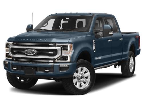Antimatter Blue Metallic 2022 Ford F-350 Platinum