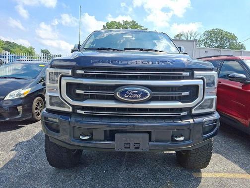 Antimatter Blue Metallic 2022 Ford F-350 Platinum