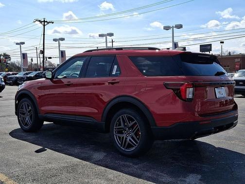 Rapid Red Metallic Tinted Clearcoat 2026 Ford Explorer ST-Line