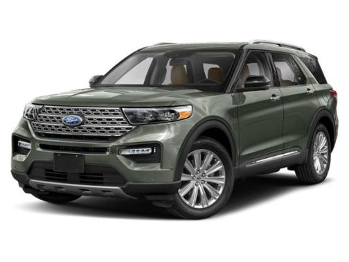Forged Green Metallic 2023 Ford Explorer Limited