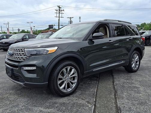 Forged Green Metallic 2023 Ford Explorer Limited
