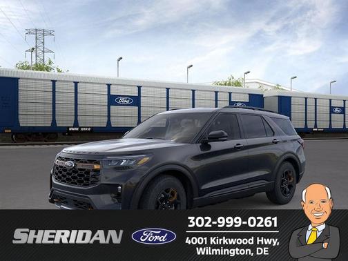 Agate Black Metallic 2026 Ford Explorer Tremor