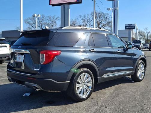 Stone Blue Metallic 2023 Ford Explorer Limited