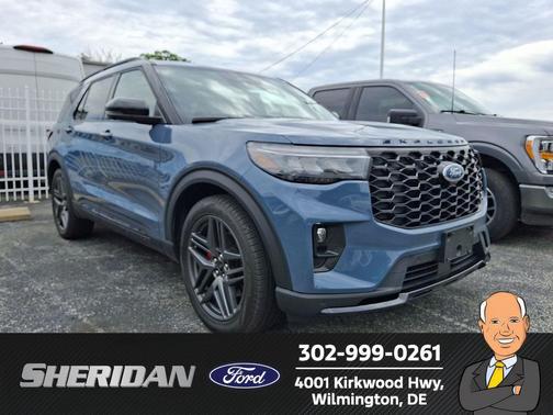 Vapor Blue 2025 Ford Explorer ST