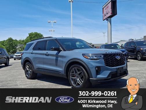 Vapor Blue 2025 Ford Explorer ST