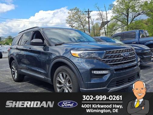 Stone Blue Metallic 2023 Ford Explorer XLT