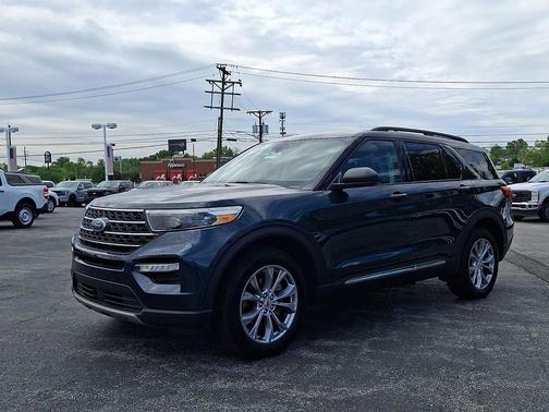 Stone Blue Metallic 2023 Ford Explorer XLT