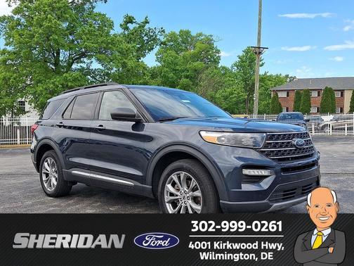 Stone Blue Metallic 2023 Ford Explorer XLT