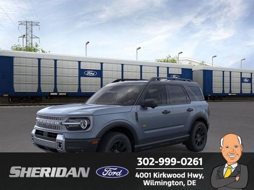 Azure Gray Metallic Tri-Coat 2026 Ford Bronco Sport Badlands